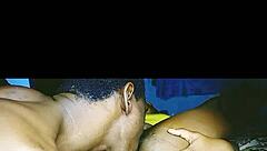 love eating this african teen slut's pussy in yellow dress