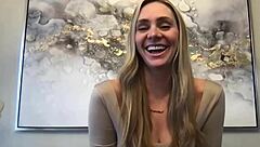 meet jj, our stunning new tall blonde milf model backstage