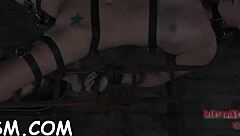 punishing bound blonde slave hardcore bdsm toys