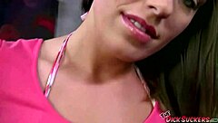 Busty Jamie Jackson Deepthroats for Facial Cumshot