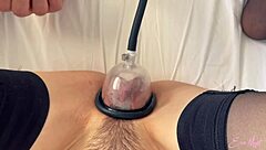 First pump swells pussy eva myst cums hard