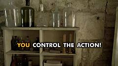 Blonde trails pussy to anal treasure in pov doggystyle ride