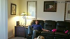 wife's stripper milf teases hot shaved pussy