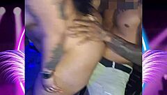 Hubby asks brazilian bbw prostitute to strip then she sucks cock