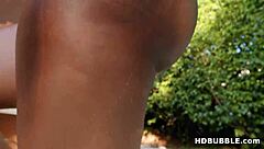 Big Ass Ebony Moriah Mills Pounds Cock Poolside