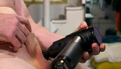 wanna see this monster cock get a slow-mo teasing massage?