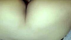 Ashira looks hungry for roommate's sensual bedroom cowgirl riding creampie