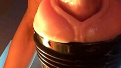 Fleshlight Gets Intense Homemade Pounding Session