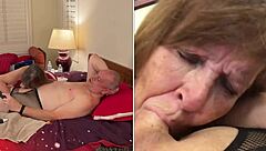 Granny Carmen Delivers Festive Cocksucking Deepthroat in July