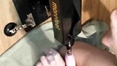 Sexysassy grinds orgasmic on her vibrating sex machine