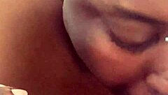 a sloppy deepthroat blowjob with epic ebony view 😍💦