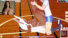 Coneja's Gym Orgasm Frenzy in Hero Academy Cap 2!