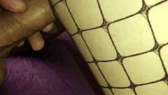 Mature sexy latina wife cheats with tight pussy anal assfucking stockings