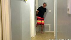 Sarah Lace's Dildo Thrills While Hiding Voyeur Watches Intensely!