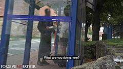 babysitter with big natural tits confesses sins while preacher fucks her roughly