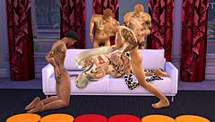 horny bimbos donna and paula crave bbc gangbang pounding nonstop