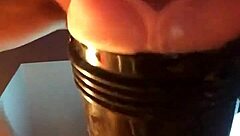 Fleshlight Gets Intense Homemade Pounding Session