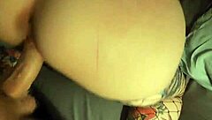 Girlfriend moans for back shots before work!