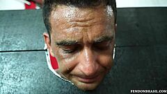 Brazilian Femdom Ass Lick and Cumshot Domination!