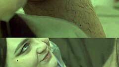 Super Close-Up Blowjob Ends in Mouth Cum