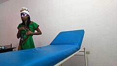 waiting in goblin costume at massage parlor for boyfriend's hot ride