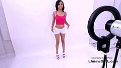 Tiny Brunette Teen Model Audition Fuck Casting Daddy Cum Swallow