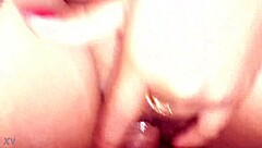 latina masturbates with intense anal toy play