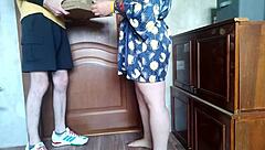 Mature Milf Handjobs Virgin Courier to Cum Explosion