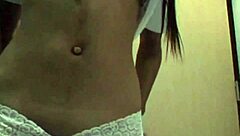 Carina 18 Fingers Dripping Pussy Orgasm In Bathroom Comfort Room!