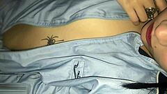 Latina Stepsis Forgets Panties Bent Over For Hardcore Creampie