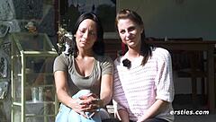 Lesbian Babes Tease Clits And Tits In Sexy Outdoor Fun