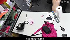 i got caught stealing now fucking burglar in office to escape