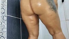 chubby latina masturbates bathroom squirting orgasm happy ending