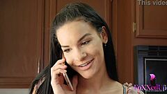 hey plumber, jenna foxx, wanna finger my horny ebony pussy?