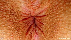 Pulsating Anal Orgasm Contractions Up Close in Tight Asshole