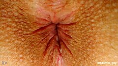 Pulsating Anal Orgasm Contractions Up Close in Tight Asshole