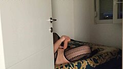 Caught Curvy Teen Moaning with Monster Dildo in Juicy Wet Pussy