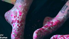 Kinky Games Make These Bare Feet Squirm Excitedly!