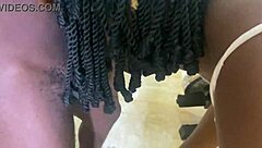 Gym trainees fuck screaming tall girl with big wet pussy