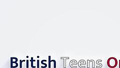 my first time stroking this british teen's big natural tits to orgasm