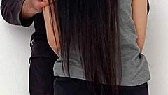 horny college teen's first big cock pussy stretch hindi