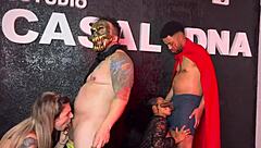 halloween orgy with choking deepthroats and wet pussy feasts