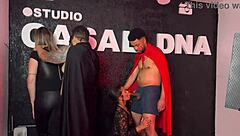 halloween orgy with choking deepthroats and wet pussy feasts