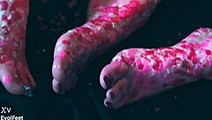 Kinky Games Make These Bare Feet Squirm Excitedly!