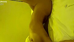 skinny babe jinxxxy gropes big ass natural tits solo homemade bed touching 👐🍑💦