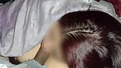 watching movies with neighbor while sucking his thick cock eagerly