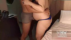 pregnant housewife friend drilled by horny hubby cuckold style