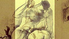 vintage sketches capture erotic antique passion