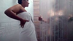 Hey, join me in the shower while I dive into your horny shaved pussy!