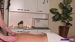 Petite Brunette Teen 18+ Happy Ending Massage Blowjob Handjob